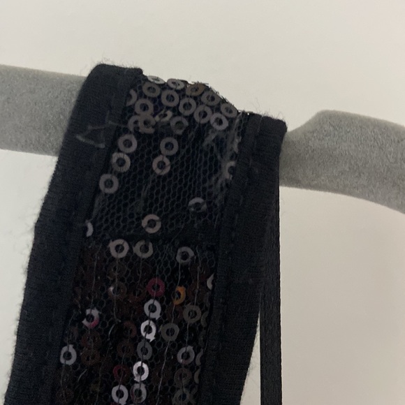 Black dress with sequin top - size S - Picture 3 of 6